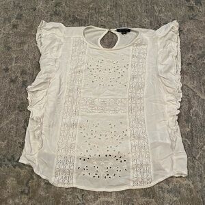 American eagle eyelet top